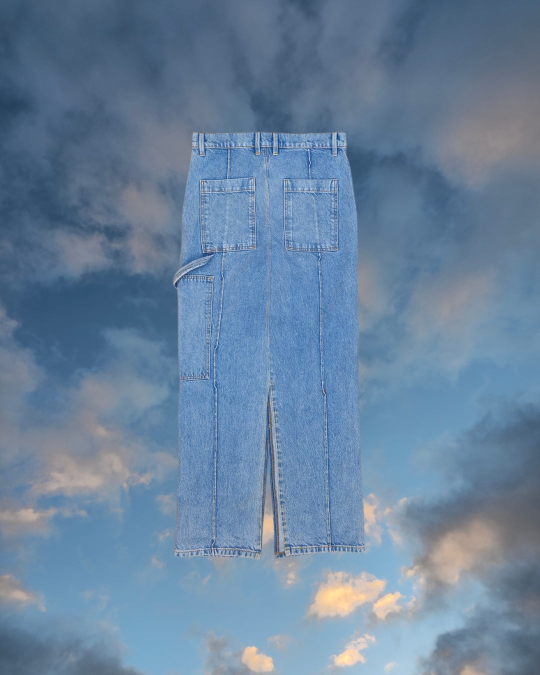 Denim Pantskirt