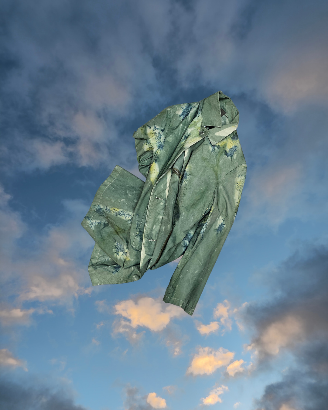 Hand Dyed Raincoat