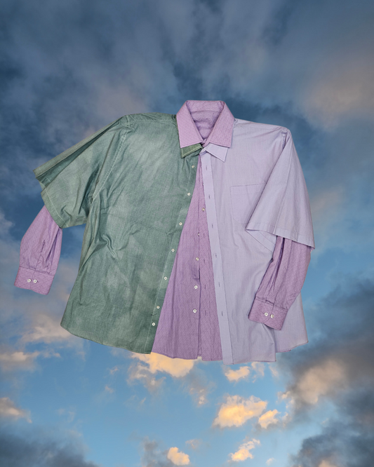 Half Half Shirt Shirt